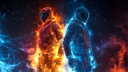 Thermal duality operatives in symmetric elemental armor fields.