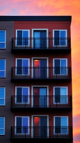 Sunset-warmed city balconies invite quiet evening moments