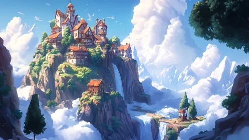 Gravity-Defying Castle Perches Upon Cliff's Vertigo-Inducing Peak