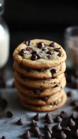 Warm chocolate chip cookies invite cozy, sweet moments together