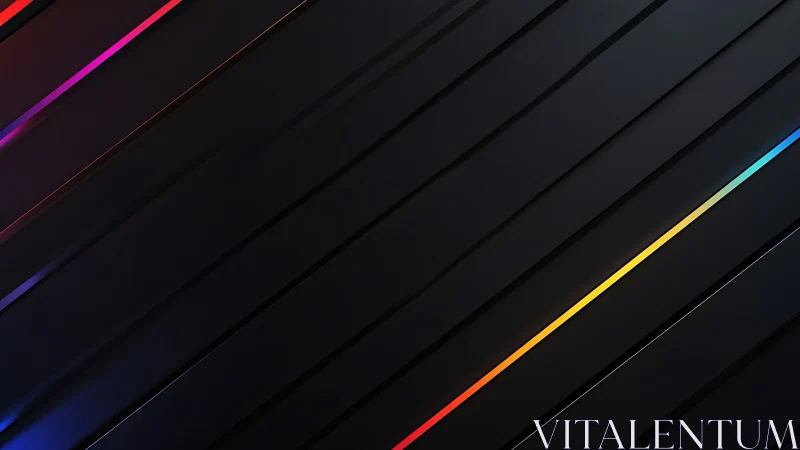 Neon spectrums slip through midnight panels in quiet motion