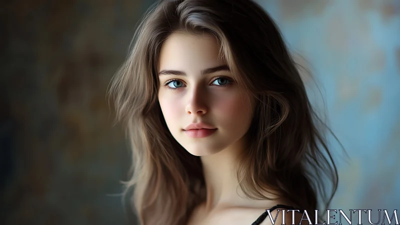 Soft daylight lingers across a quietly luminous portrait