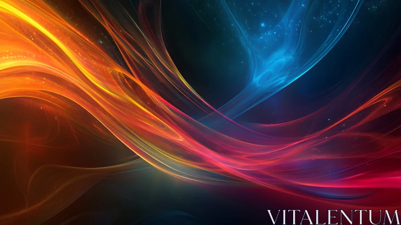 Radiant spectral light streams cross in high-energy curved waveforms