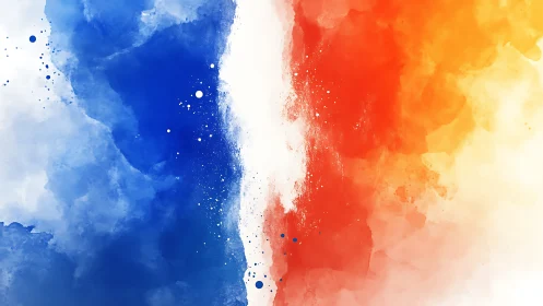 Chromatic Collision of Cooled Blues and Heated Oranges.