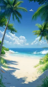 Tropical Paradise Beach Escape.