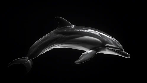 Digital render shows streamlined dolphin form in side profile