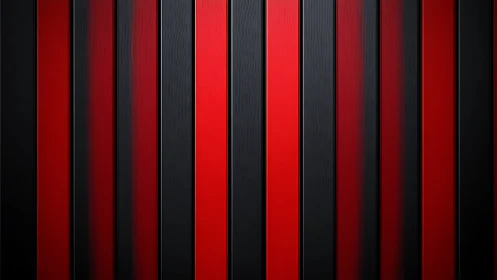 Bold red and black stripes in a sleek modern rhythm.