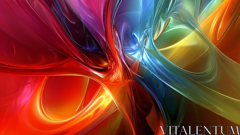 Spectral fluid dynamics in intertwined chromatic glass forms.