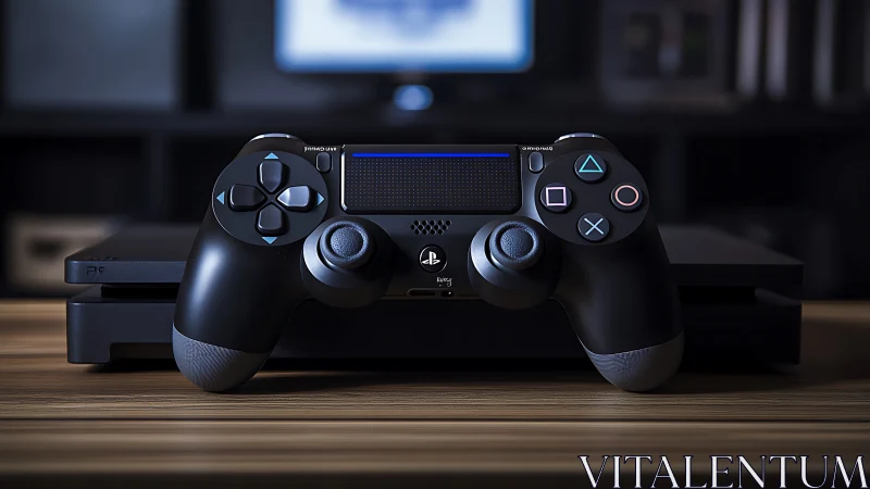 PlayStation 4 DualShock Controller in Professional Studio Setup.