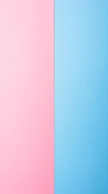 Soft split horizon of pastel pink and gentle sky blue.