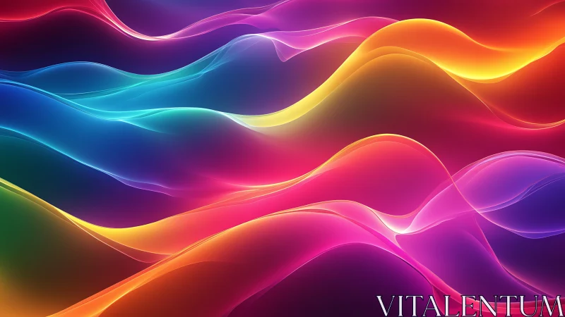 Multicolored luminous wavefronts in layered fluid light bands