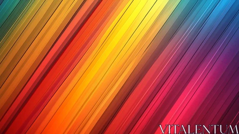 Diagonal chromatic bands form a high-saturation gradient field