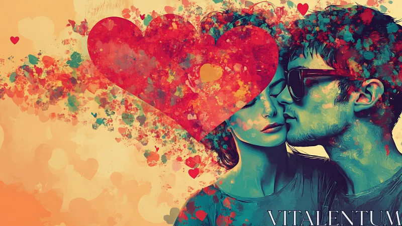 Love Blooms: A Colorful Portrait of Connection and Emotion