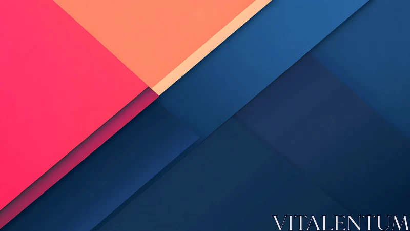 Colorful overlapping panels create calm geometric harmony