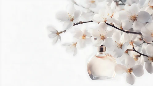 Blossoms Embrace Liquid Elegance in Soft Luminescence