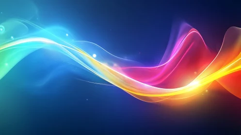 Multispectral luminous wavefront with gradient phase ribbons.