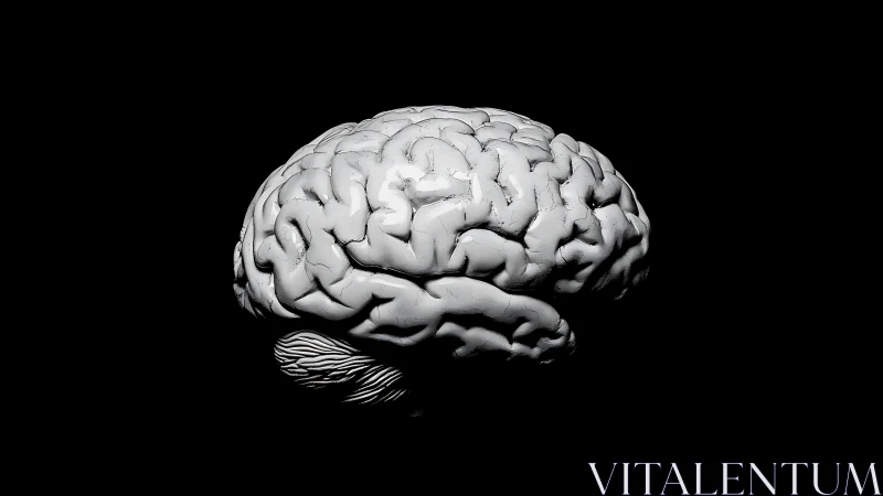 Mind’s marble engine glows quietly in the studio void