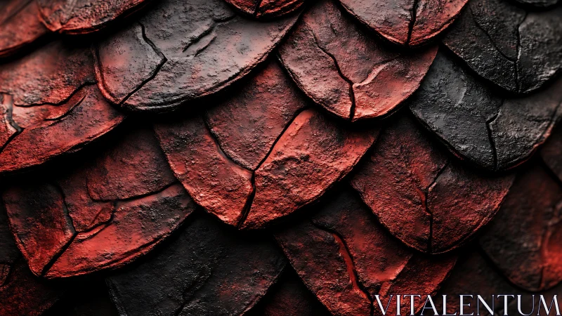 Dragon scales texture glows with molten red highlights.