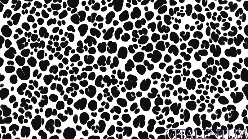 Organic Dalmatian Spot Pattern. Modern Abstract Design.