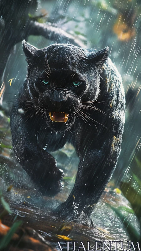 Stormbeast Convergence: Black Panther Digital Predator Study.