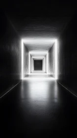 Luminous Tunnel: Nested Chambers of Ascending Light.