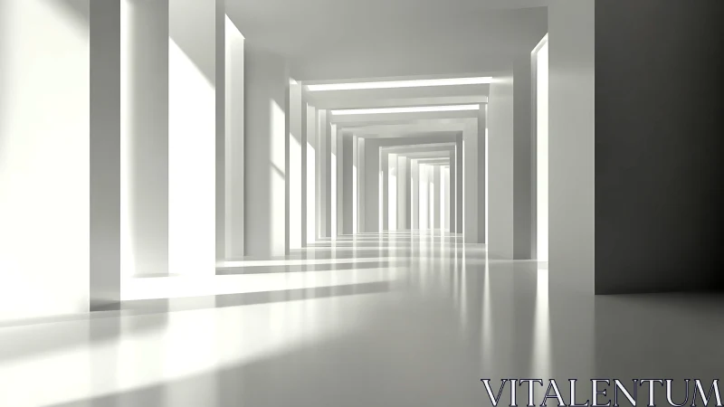 Infinite Hallway of Light and Space.