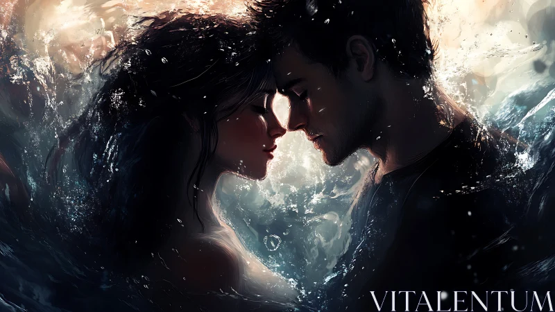 Luminous Proximity: Twin Figures in Ethereal Convergence.