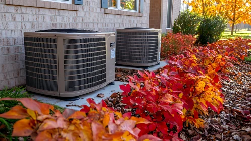 Steel box breezes trade notes with blazing autumn hedges