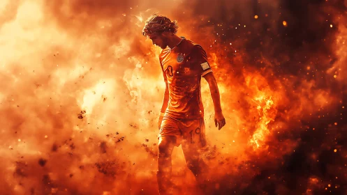 Blazing midfield comet walking through a roaring firestorm.