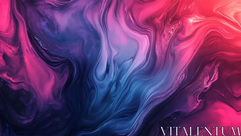 Fluid gradient abstraction in pink, purple and blue tones.