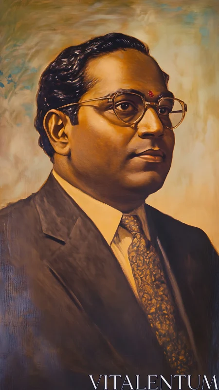 Dignified gentleman stands in warm light with steady resolve