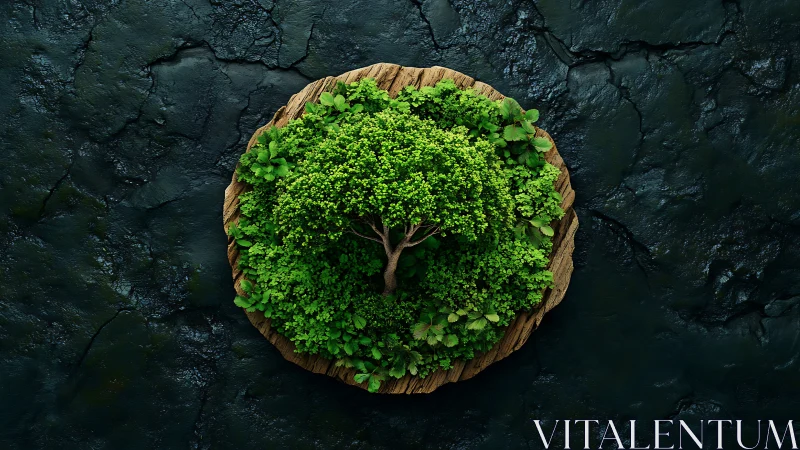 Verdant Sanctuary: A Living Sphere of Growth.