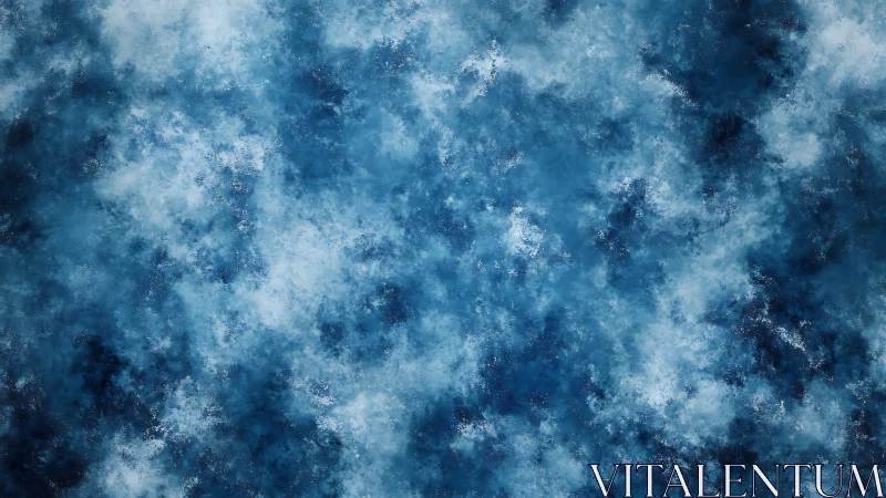 Blue textured background shows diffuse cloudlike distribution