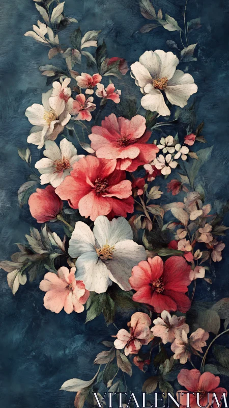 Classical Floral Arrangement with Pink Roses.