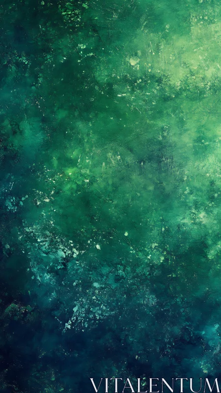 Green and teal textured abstract surface with gradients.