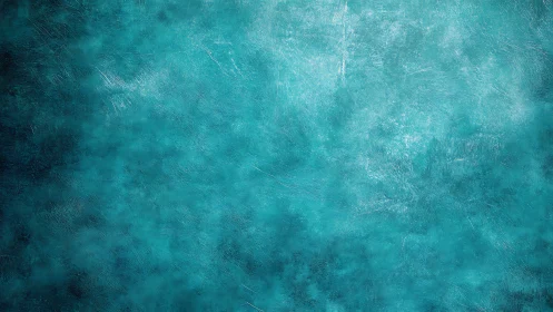 Turquoise textured background shows rough painted surface