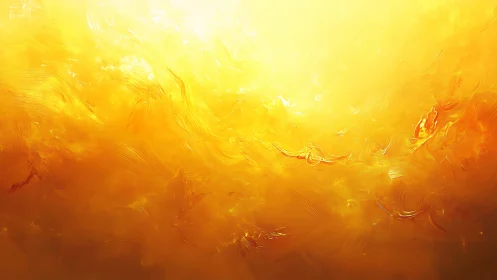Solar plasma turbulence in luminous golden fluid field.