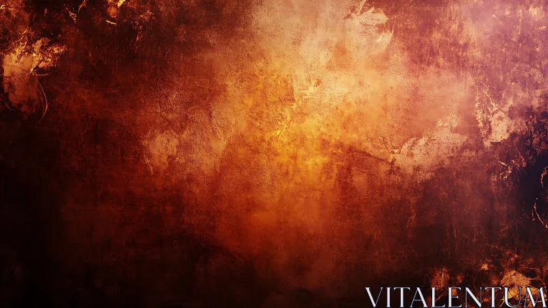 Fiery Abstract Texture with Warm Glowing Light