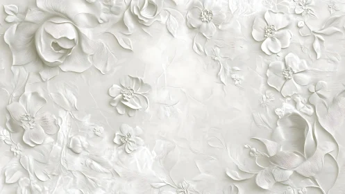 Porcelain bloomscape of sculpted white petals in hush.