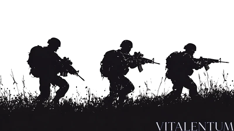 Shadowbound patrol marches across a razor-edged horizon