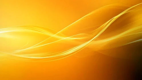 Golden luminous waveforms with dynamic flowing gradients.