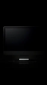 Midnight workstation waits in silence for the next bright idea.