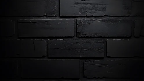 Dark matte brick wall with subtle surface texture patterns.