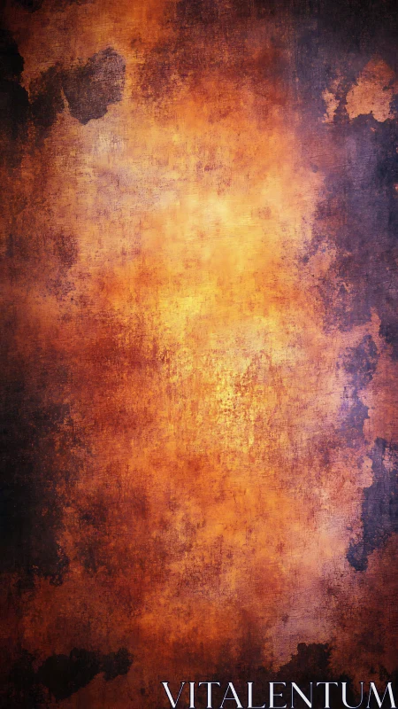 Warm Glow Emerges Through Textured Layers.
