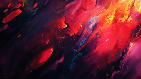 Molten Chromatic Rebellion: Where Lava Meets Digital Fire.