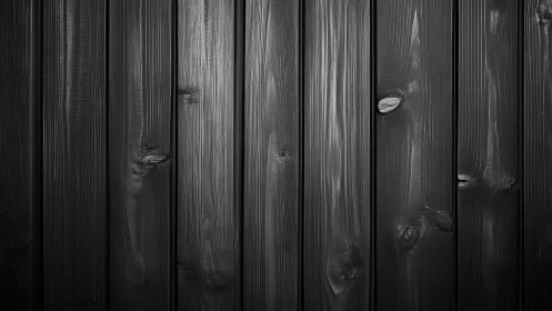 Black wooden wall planks with subtle grain texture pattern.