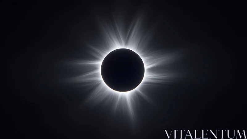 Solar totality captures extended coronal streamers in radial symmetry