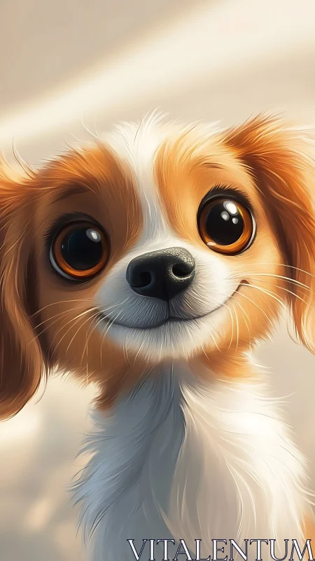 Bright-eyed puppy shares a joyful, heartwarming smile