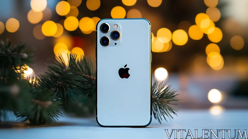 iPhone 13 Pro Max with triple lens camera system, sky blue finish.