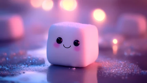 Radiant Pixel Dreamer Glowing in Neon Twilight.